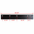 Fisher XV 44898 1/2x6x6 V-Plow Cutting Edge dimensions and mounting hole pattern